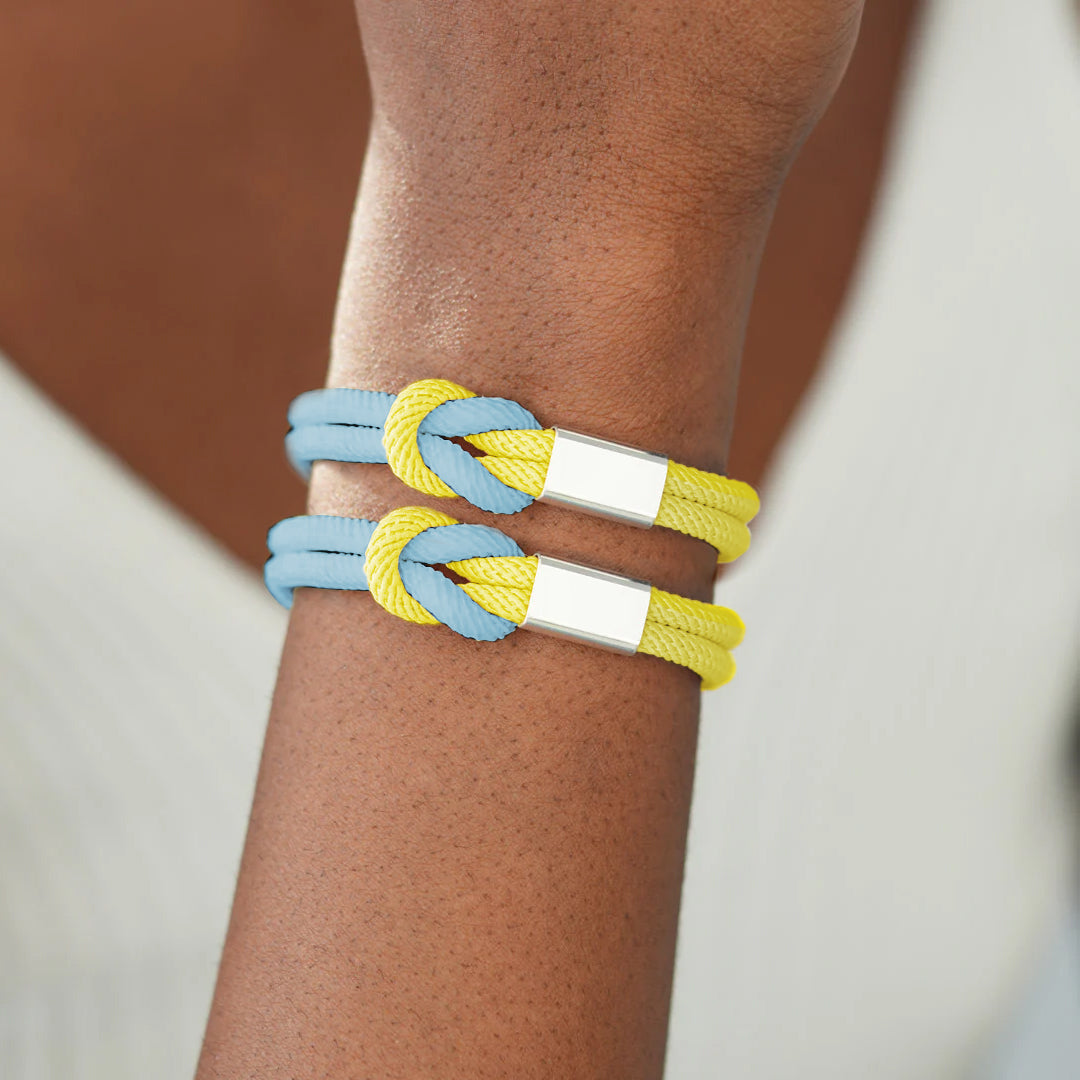 Blue & Yellow Bracelet | Støtt diabetes