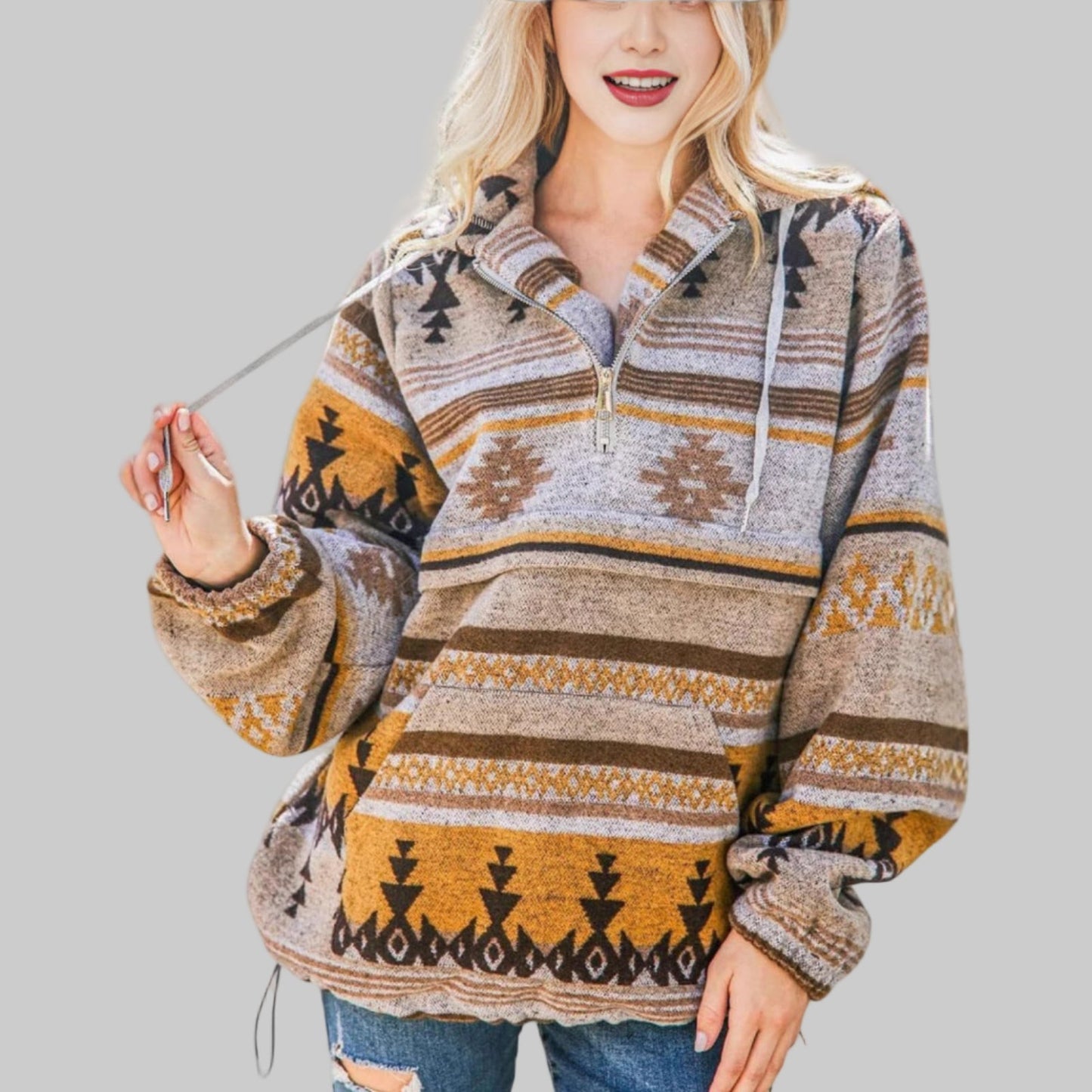 Sakie™ - Komfortabel hettegenser