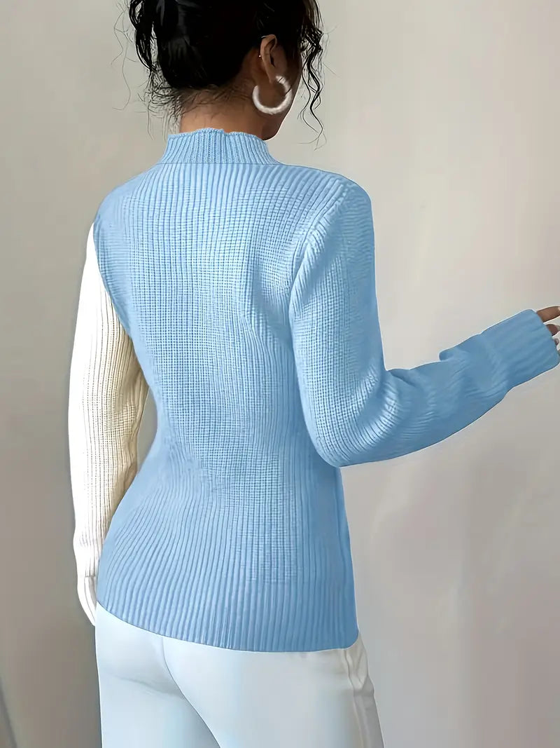 Two-Tone Heart Sweater | Støtt diabetes