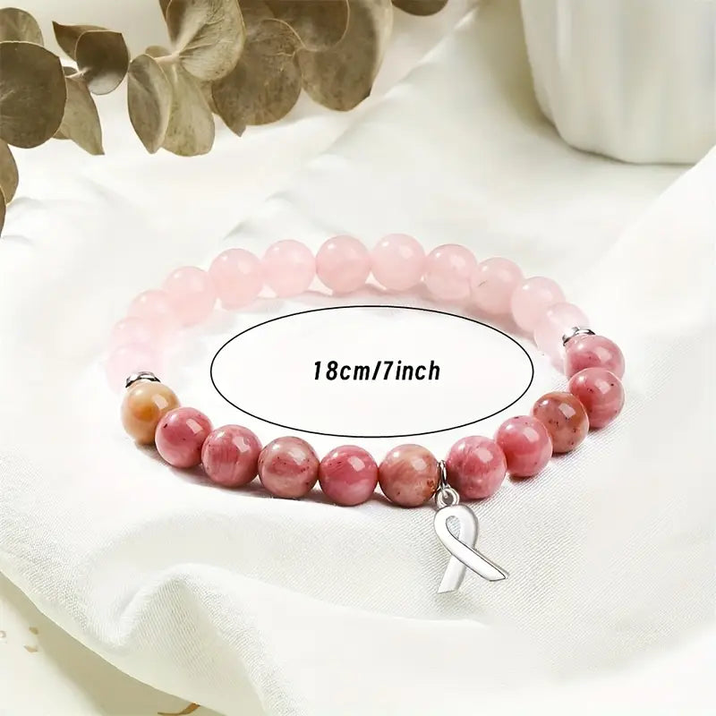 Exquisite Ribbon Bracelet | Støtt brystkreft