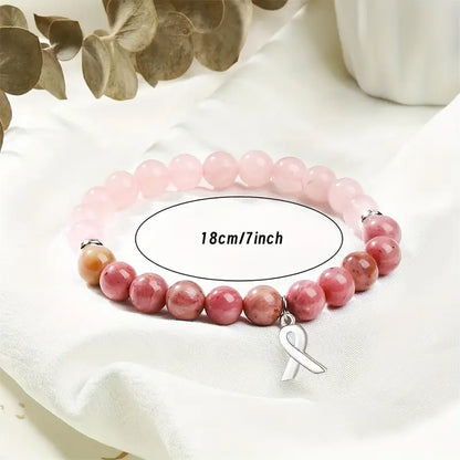 Exquisite Ribbon Bracelet | Støtt brystkreft