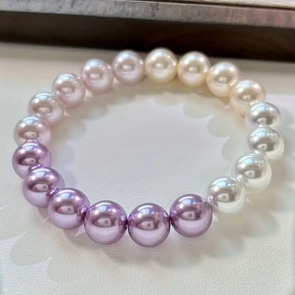 Gradient Freshwater Pearl Bracelet | Støtt brystkreft
