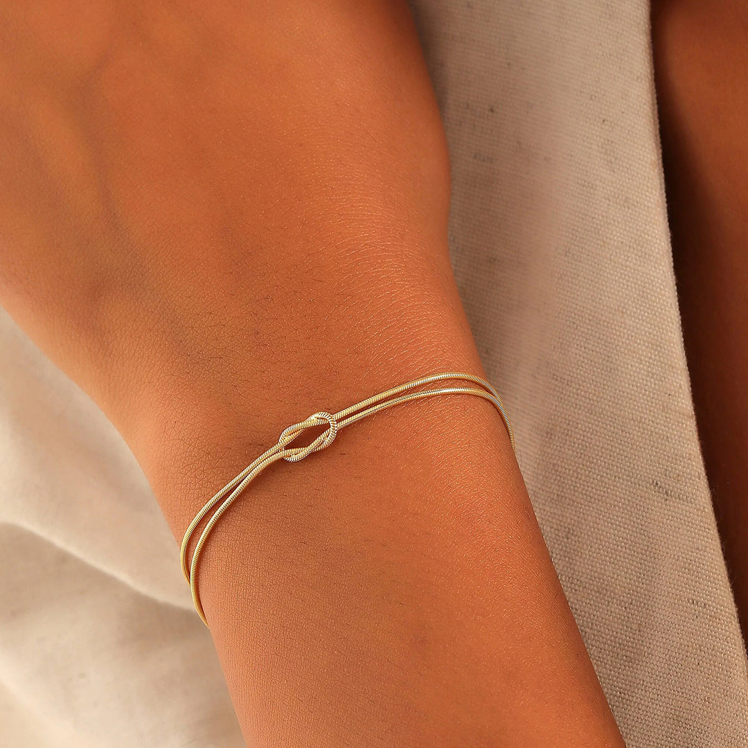 Eternal Knot Bracelet | Støtt brystkreft