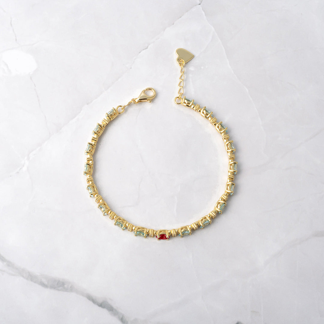 Elegant Crystal Bracelet | Støtt diabetes
