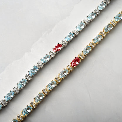 Elegant Crystal Bracelet | Støtt diabetes