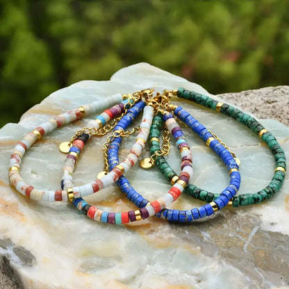 Natural Stone Bracelet | Støtt brystkreft