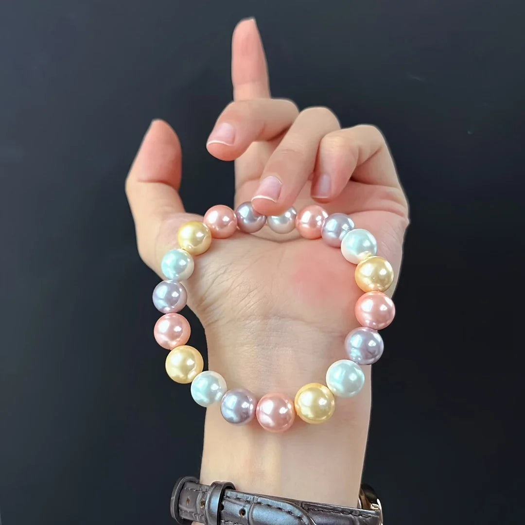 Pastel Pearl Bracelet | Støtt brystkreft