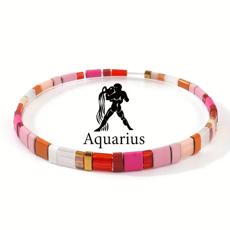 Zodiac Stretch Bracelet | Støtt brystkreft