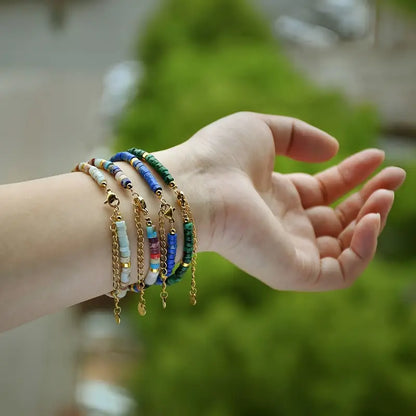 Natural Stone Bracelet | Støtt brystkreft