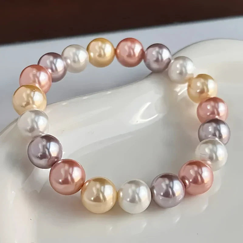 Pastel Pearl Bracelet | Støtt brystkreft