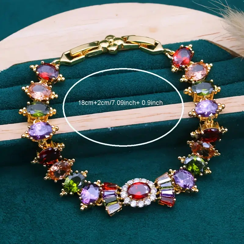 Luxury Gemstones Bracelet | Støtt brystkreft