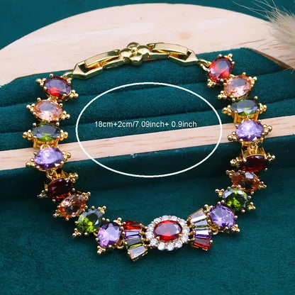 Luxury Gemstones Bracelet | Støtt brystkreft