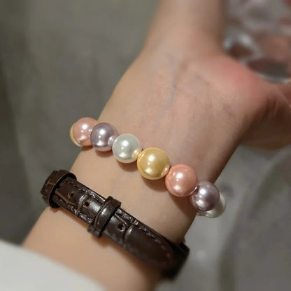 Pastel Pearl Bracelet | Støtt brystkreft