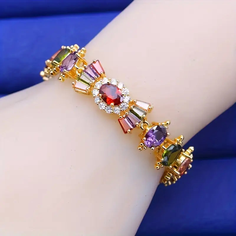 Luxury Gemstones Bracelet | Støtt brystkreft