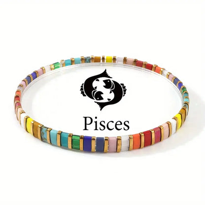 Zodiac Stretch Bracelet | Støtt brystkreft