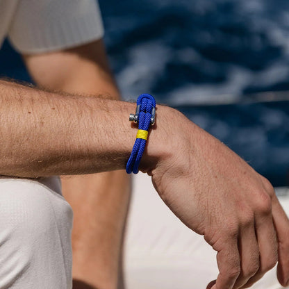 Blue Linked Bracelet | Støtt diabetes