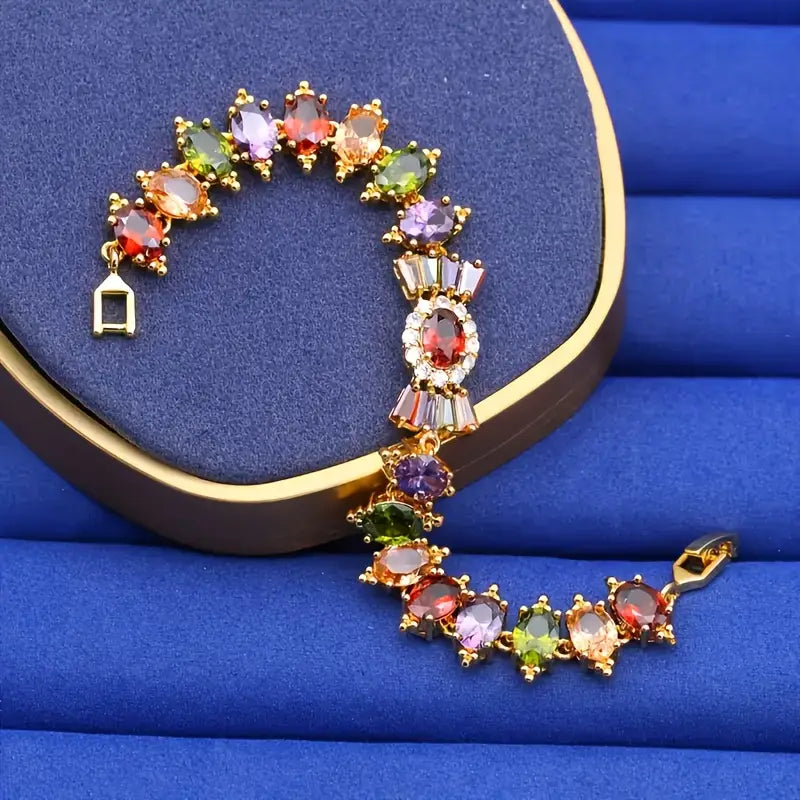 Luxury Gemstones Bracelet | Støtt brystkreft