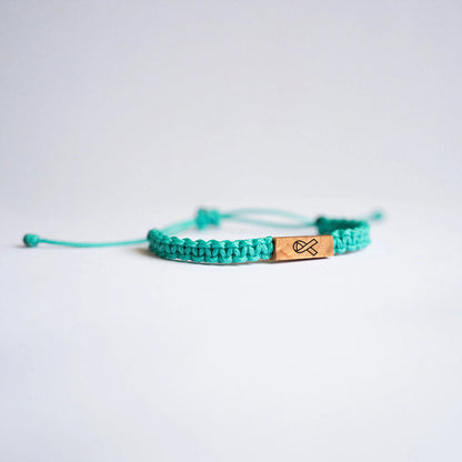 Wood Ribbon Bracelet | Støtt brystkreft