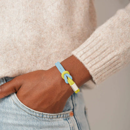 Blue & Yellow Bracelet | Støtt diabetes