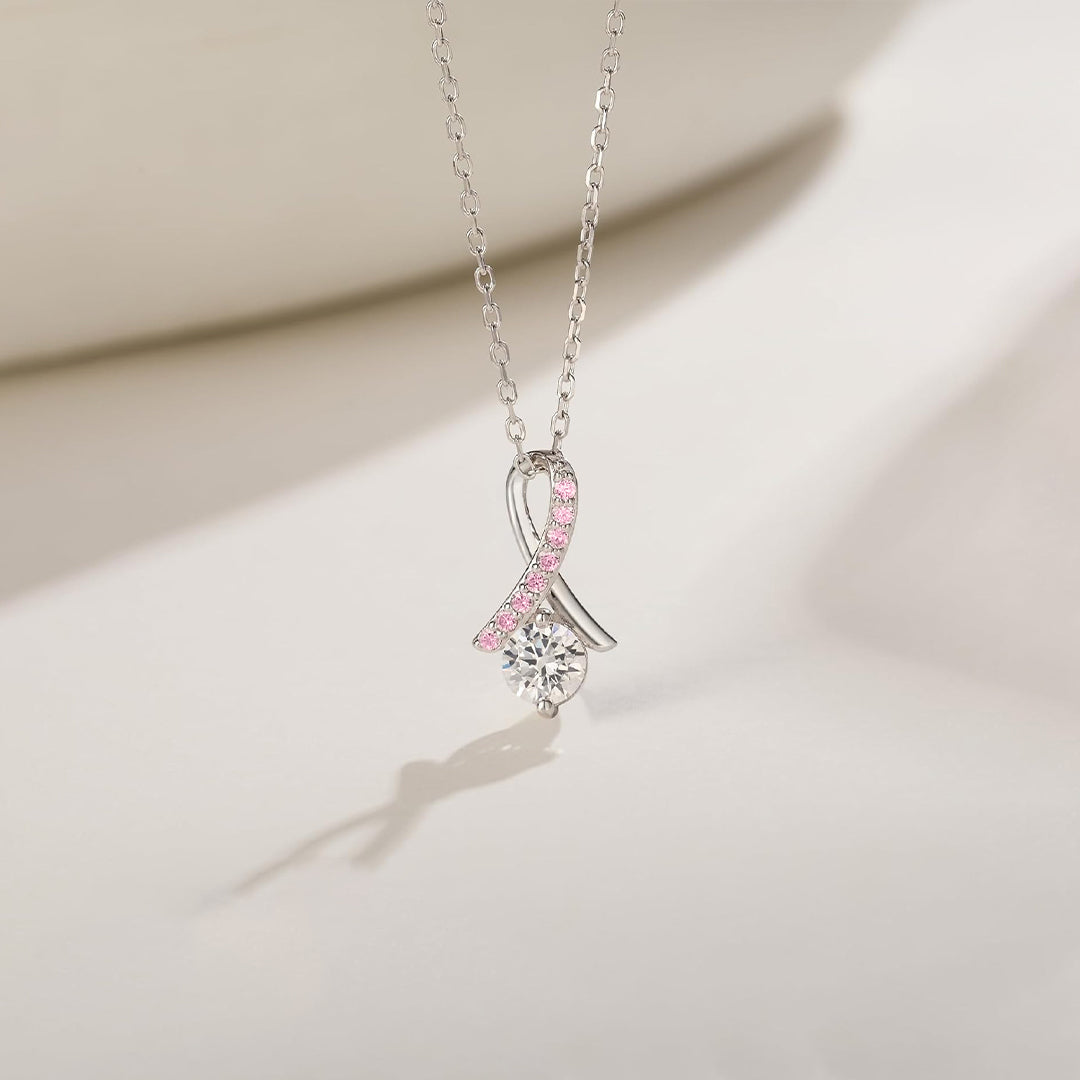 Pink Ribbon Necklace | Støtt brystkreft