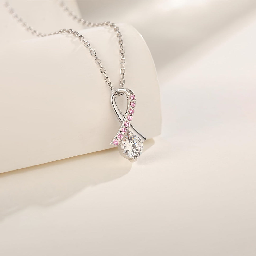 Pink Ribbon Necklace | Støtt brystkreft