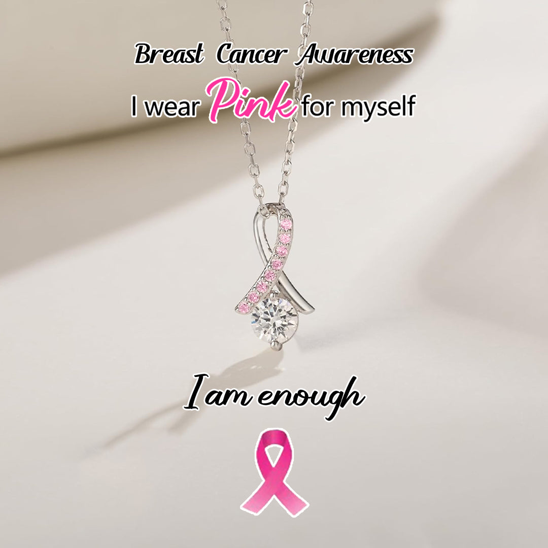 Pink Ribbon Necklace | Støtt brystkreft