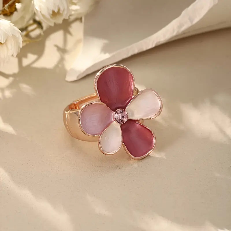 Big Flower Ring | Støtt brystkreft