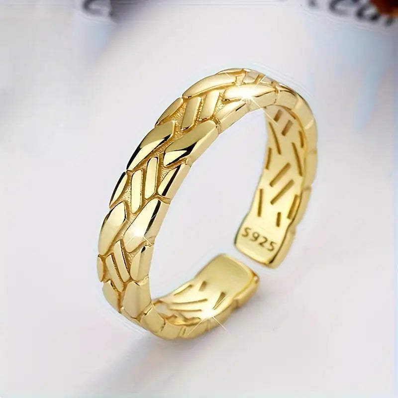 Sleek Texture Ring | Støtt brystkreft