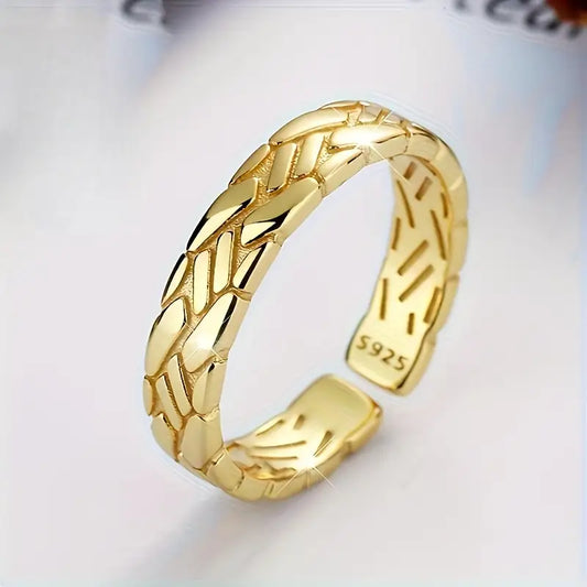 Sleek Texture Ring | Støtt brystkreft