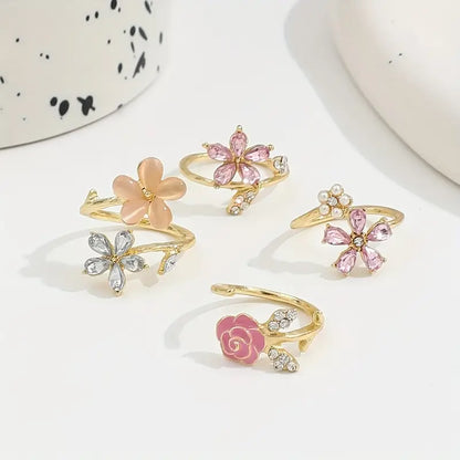 Floral Ring Set | Støtt brystkreft