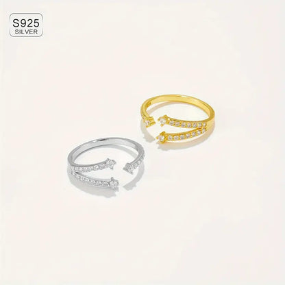 Luxury Y-shaped Ring | Støtt brystkreft