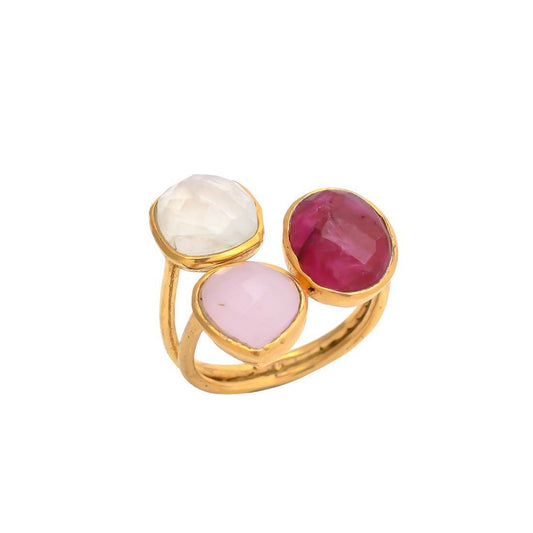 Aurora Trinity Ring | Støtt brystkreft