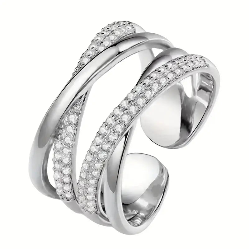 Luxurious Double Layer Ring | Støtt brystkreft