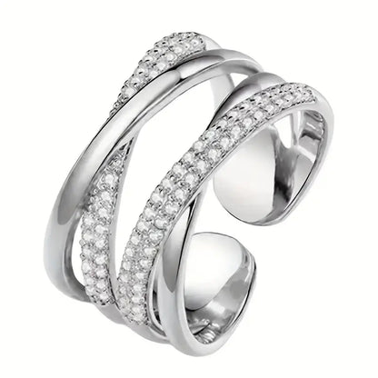 Luxurious Double Layer Ring | Støtt brystkreft