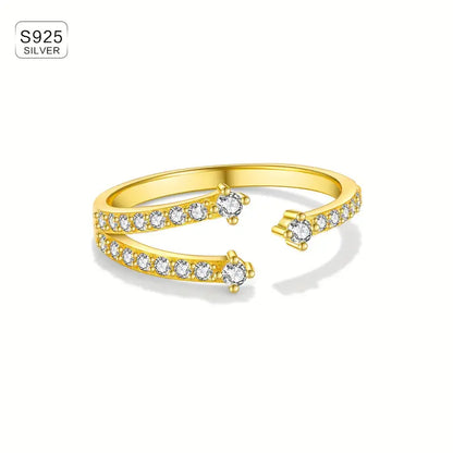 Luxury Y-shaped Ring | Støtt brystkreft