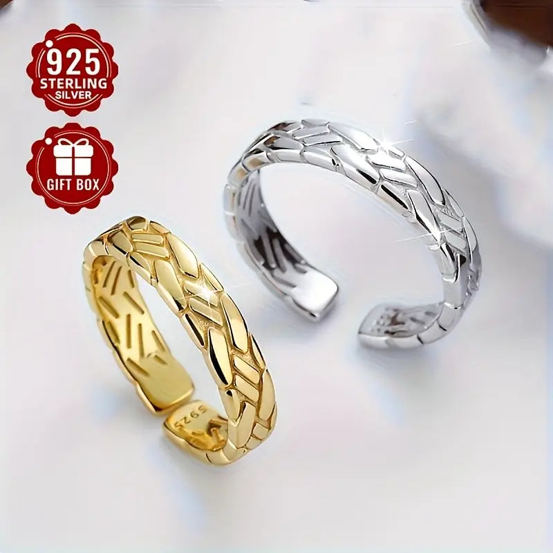 Sleek Texture Ring | Støtt brystkreft