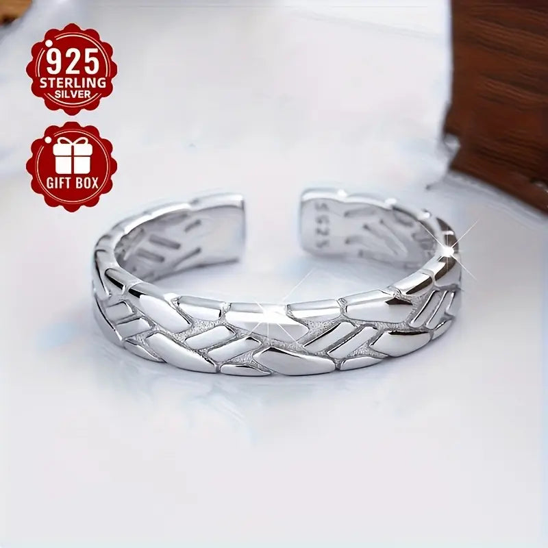 Sleek Texture Ring | Støtt brystkreft