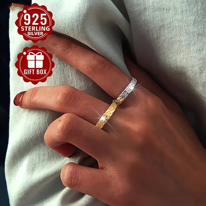 Sleek Texture Ring | Støtt brystkreft