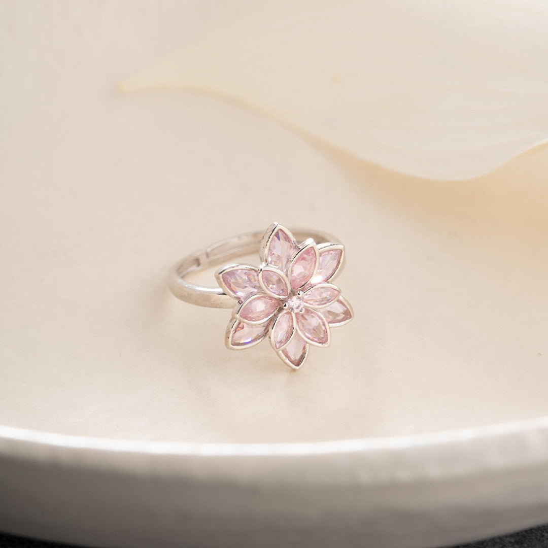 Lotus Flower Ring | Støtt brystkreft