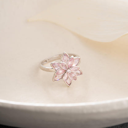 Lotus Flower Ring | Støtt brystkreft