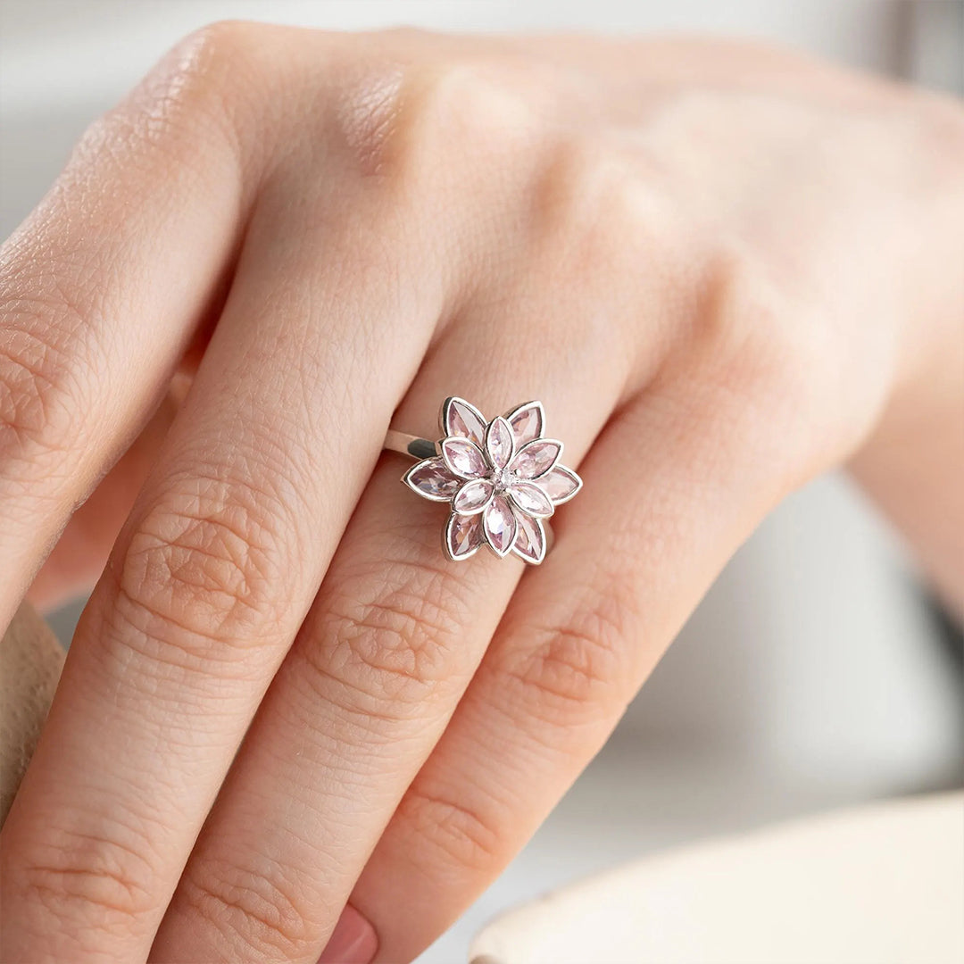 Lotus Flower Ring | Støtt brystkreft