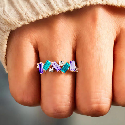 Multicolored Diamond Ring | Støtt brystkreft
