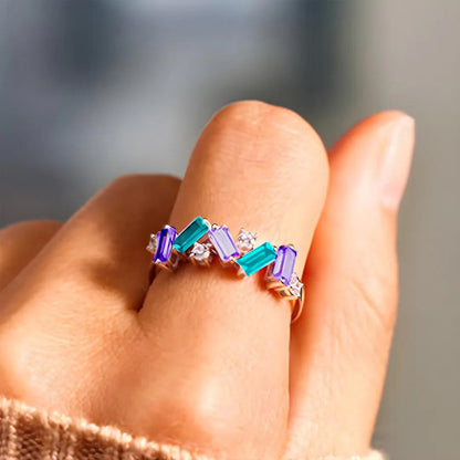 Multicolored Diamond Ring | Støtt brystkreft