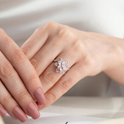 Lotus Flower Ring | Støtt brystkreft