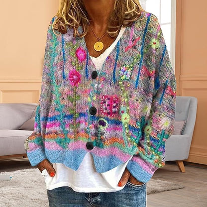 Hanna™ | Fargerik genser