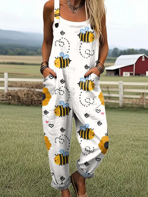 Ymana™ - Bee Chic Jumpsuit