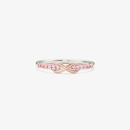 Pink Infinity Diamond Ring | Støtt brystkreft