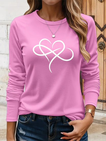 Infinite Heart Sweatshirt | Støtte Brystkreft