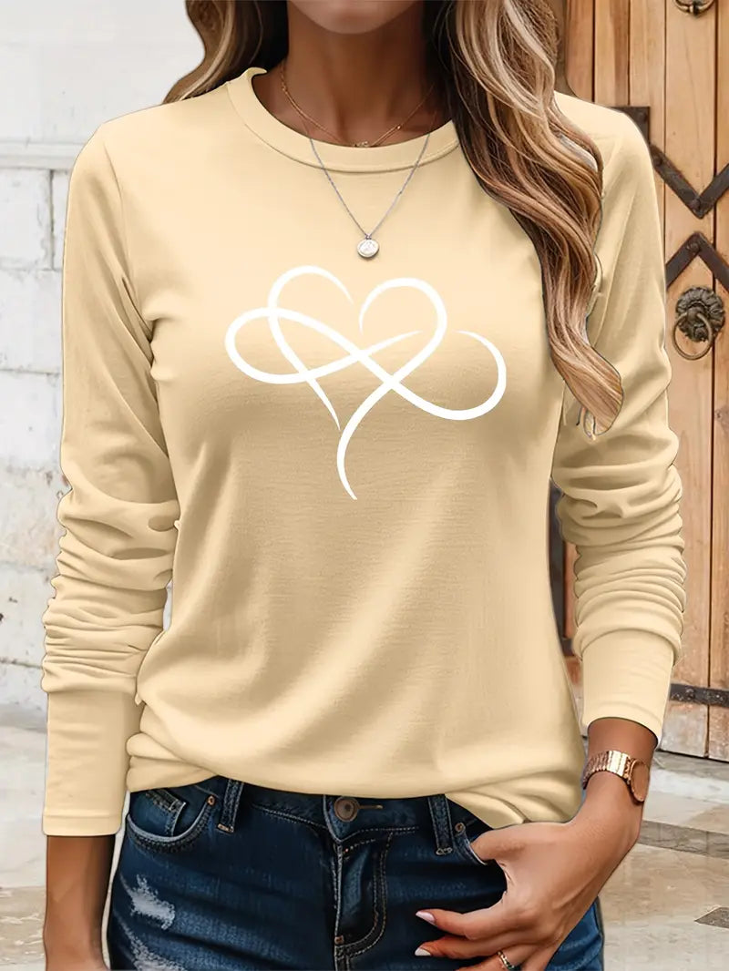 Infinite Heart Sweatshirt | Støtte Brystkreft