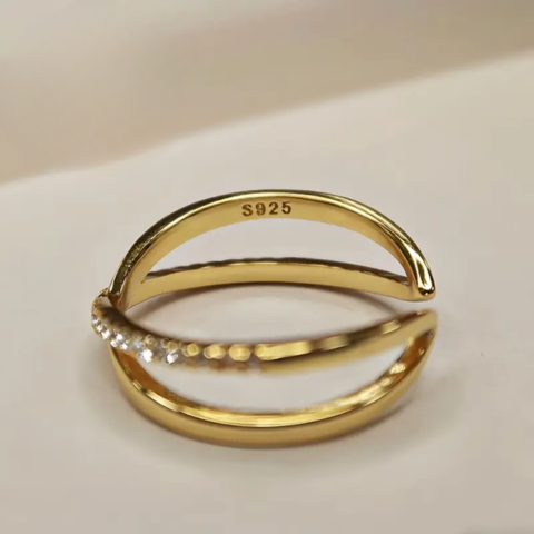 Cross Zirconia Ring | Støtt brystkreft